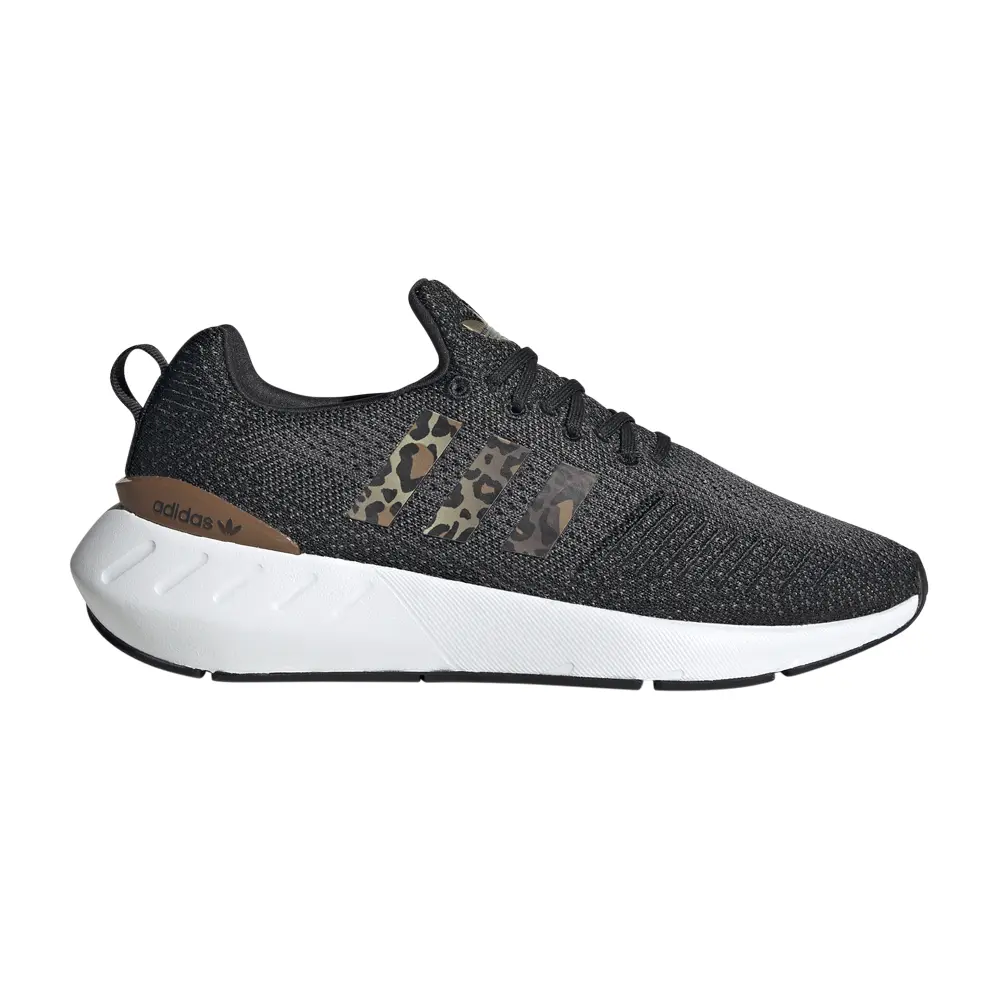 adidas Womens Swift Run 22 Running Sneakers Shoes - Black