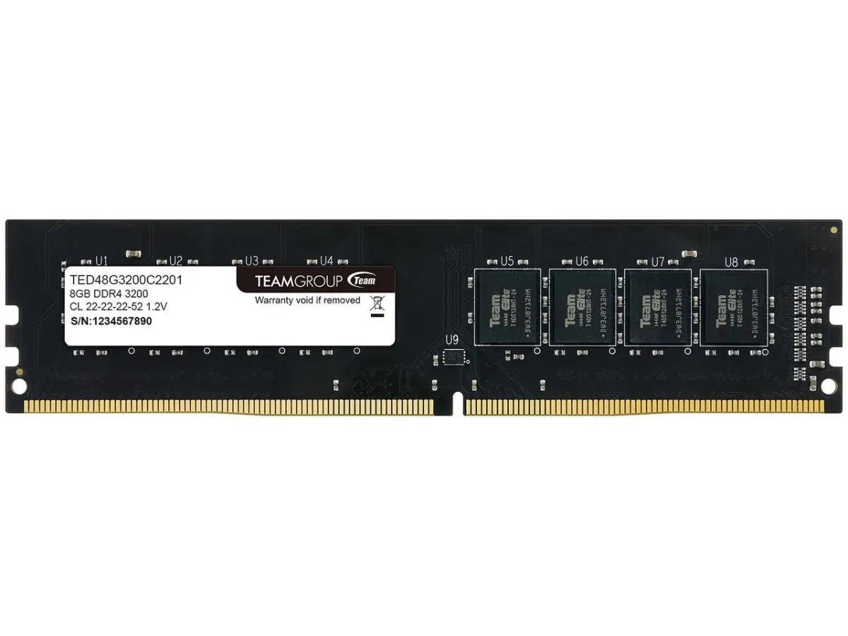 Team Elite 8GB 288-Pin DDR4 SDRAM DDR4 3200 Desktop Memory Model