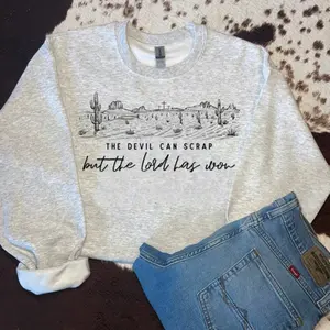 But the lord has won sweatshirt, Western clothing Sweatshirt, Country shirt, western tops, western outfits women