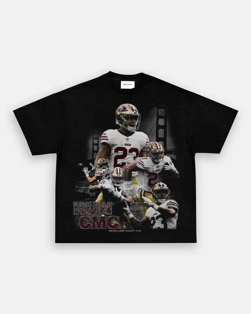 Run CMC T-Shirt, Vintage Football Shirt, Game Day Tee, Fan Gift, Gift for Him