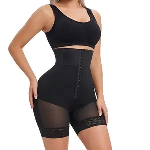 QOU High Waist BBL Shorts for Women Tummy Control & Hip Lift Compression Girdle - Colombian Fajas Body Shaper in Minimalist Comfort Fit, Womenswear, Smooth, corset, waist trainer body shape Slim Leg Fabric Bottom fajas para mujer summerwins