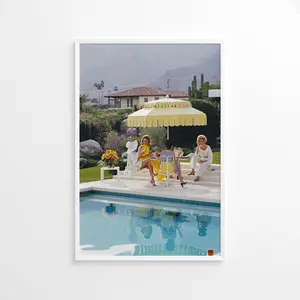 Slim Aarons Nelda And Friends Print Poster, Vintage Print, Photography Prints, High Society Photo Print