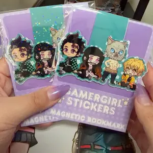 Demon Slaying Cuties Waterproof Magnetic Bookmark
