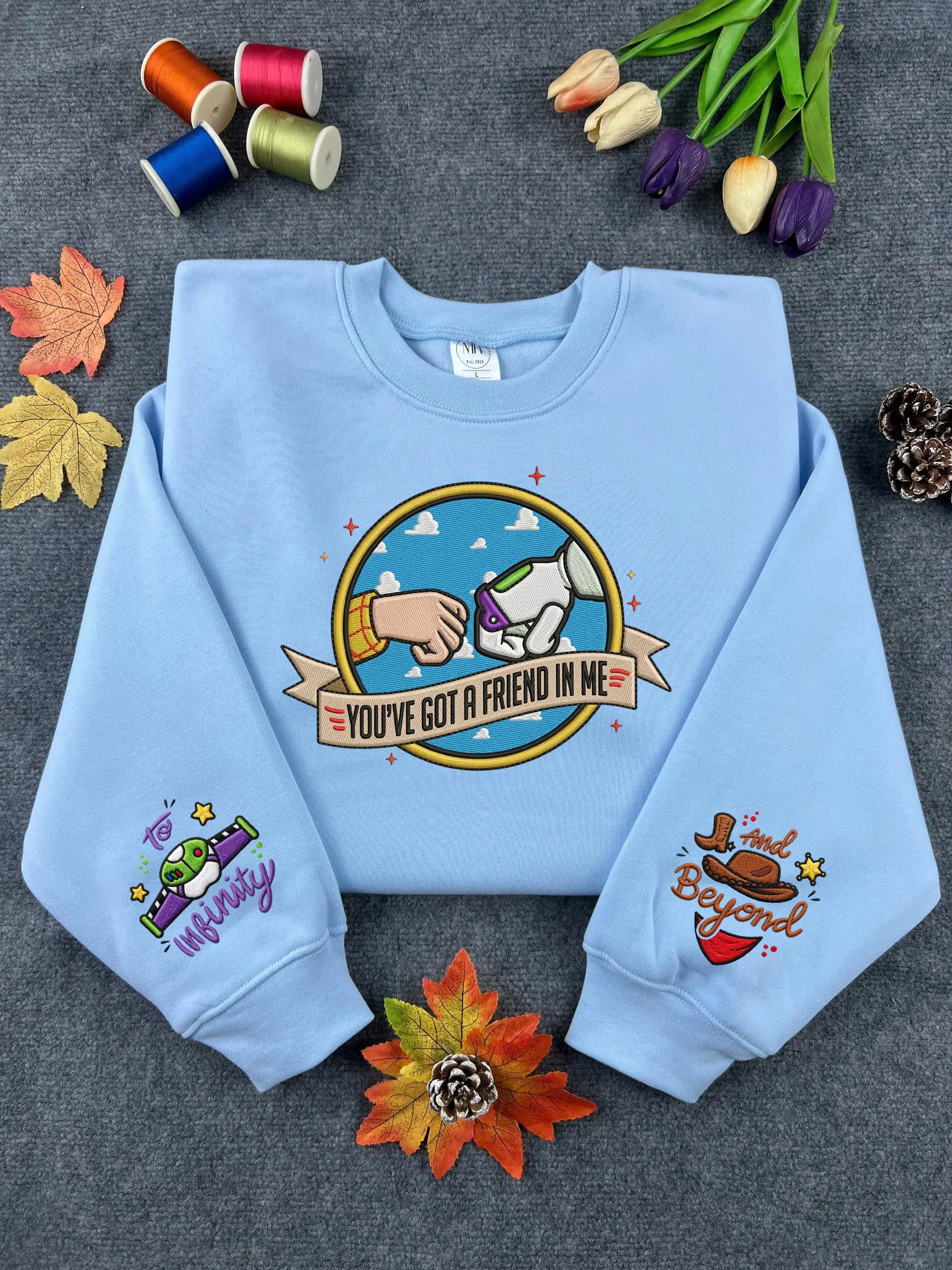 TStory 5 Embroidered Sweatshirt, YOU'VE GOT A FRIEND IN ME, I knew it, I knew you, Singer Crewneck, TS Fans Gift