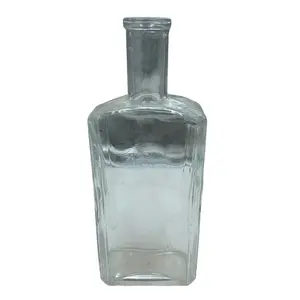 Clear Glass Flask