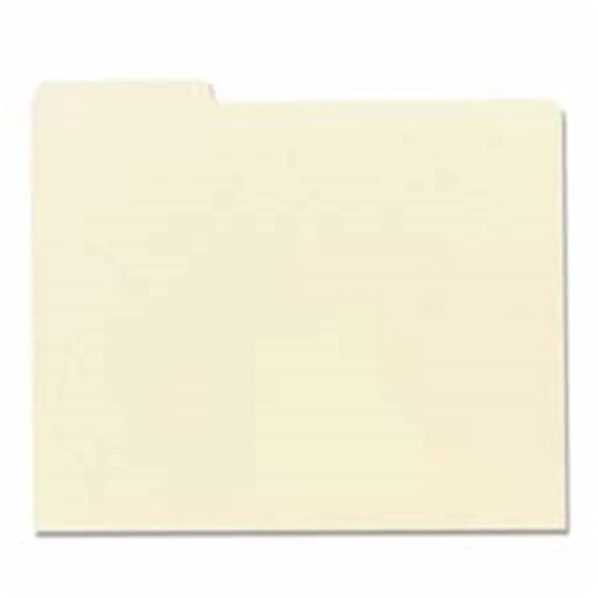 Smead Manufacturing Company SMD50134 Blank Tab Guides- .33 Tab Cut- Letter- Manila