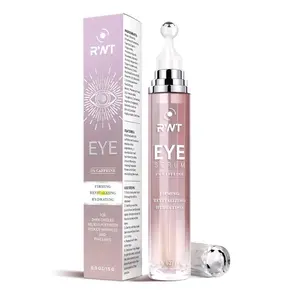 5% Caffeine Eye Cream & Under Eye Serum for Dark Circles and Puffiness, 360° Massage Roller Ball Eyes Treatment Seru