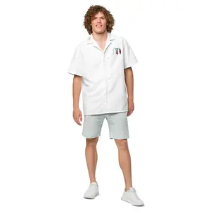 Middle eastern design Unisex button shirt Fabric Breathable