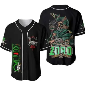Zoro The Swordman Baseball Jersey & Women, Baseball Jersey for Men and Women, Baseball Jersey Style
