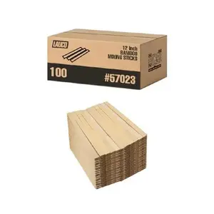 Craft and Paint Sticks - 12" Inch Premium Bamboo Stirrers/Paddles – Bamboo Crafts - Paddle Mix Epoxy Resin Paint – Garden Paint Mixing Sticks/Paddles