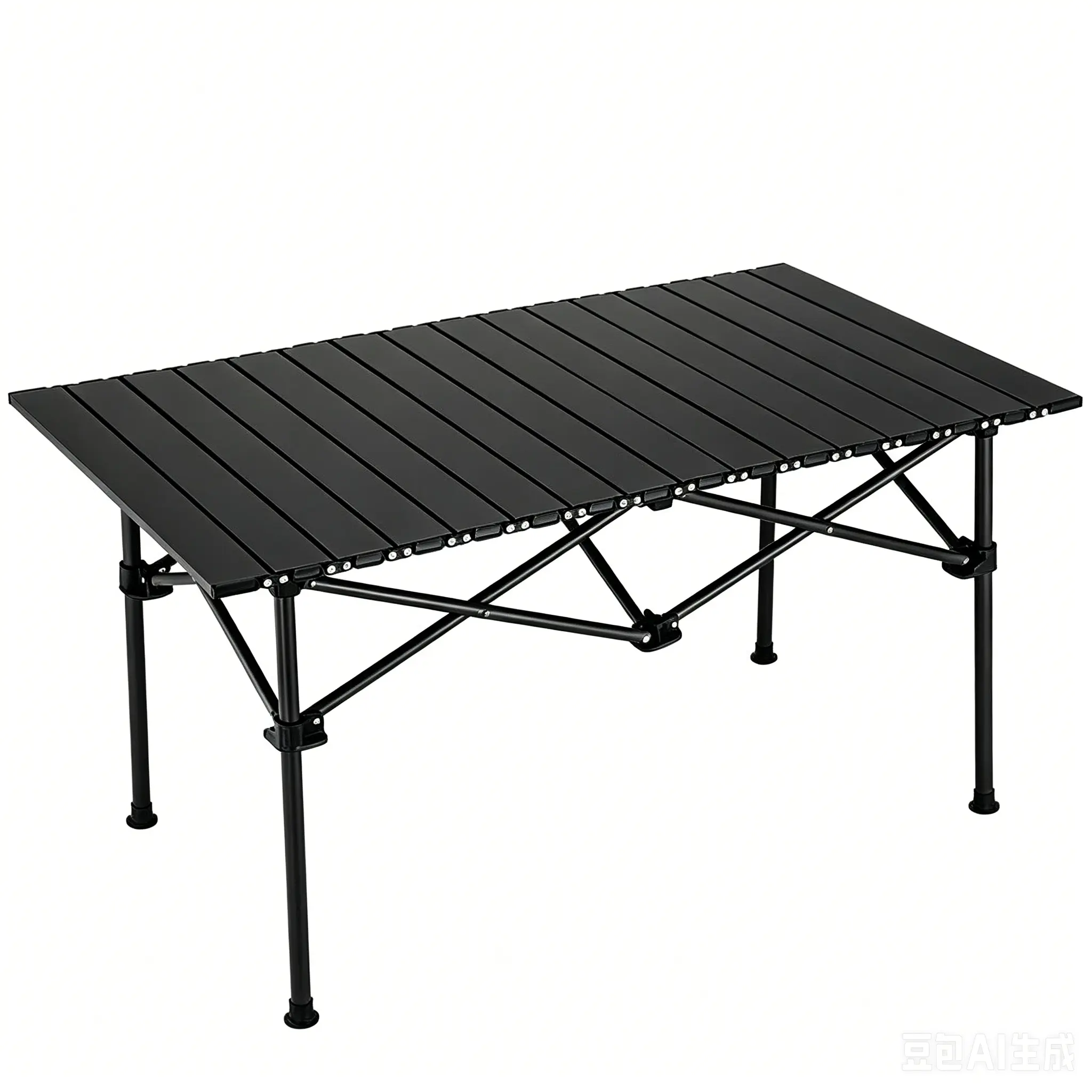 Durable Foldable Camping Table, Multipurpose Outdoor Table for Patio, Backyard and Gatherings