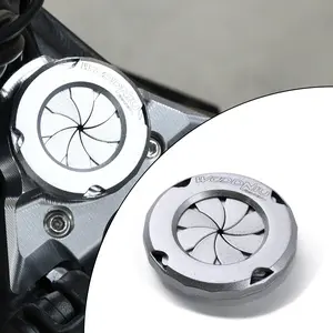 Motrcycles Keyhole Cover for Surron Light Bee X Silver Back Keyhole Decoration Cover Electric Dirt Bike Motorcycle Accessories