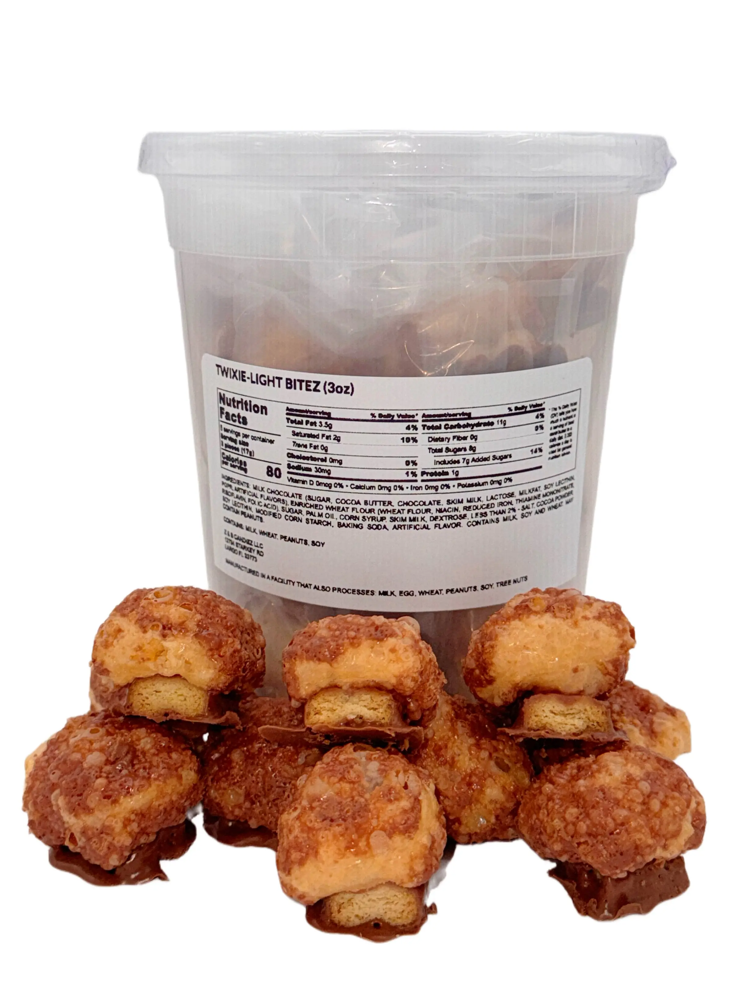 TWIXIE-LIGHT BITEZ (3 oz) - Chocolate Snack with Crunchy Texture, Ideal for Choco-Lovers
