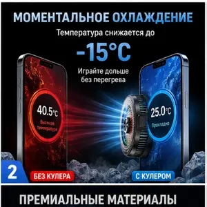 Phone Cooler, Efficient Heat Dissipation Device, Ideal for Mobile Devices, Enhances Performance & Longevity, Essential Phone Accessory