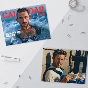 Jonathan Bailey 2026 Calendar | 2026 Wall Calendar | New Year Gift for Fans | Jonathan Bailey 2026 Calendar | Monthly Planner Holiday Gift