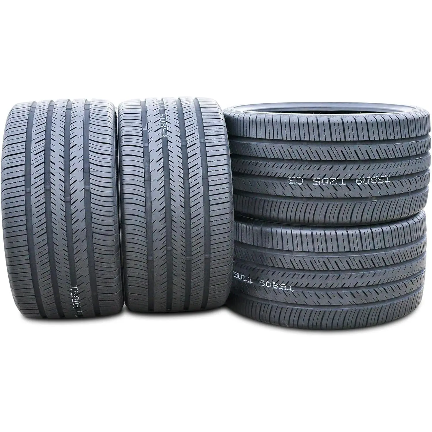 4 x Atlas Tire Force UHP 275/45R21 110W All Season SL 21 inch Tires | Truck/SUV High Performance All Season Traction 110W Rated Standard Load Radial Construction Black Sidewall Tires