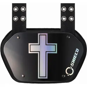 Glden Crss Chrme Ftball  Plate, Lwer  Pads  Ftball Players, Rear Prtectr, Crss Series