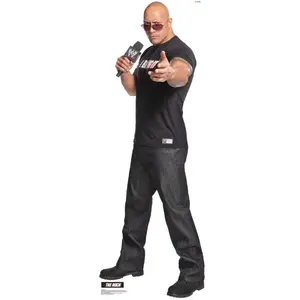 Cardboard Standup The Rock - WWE