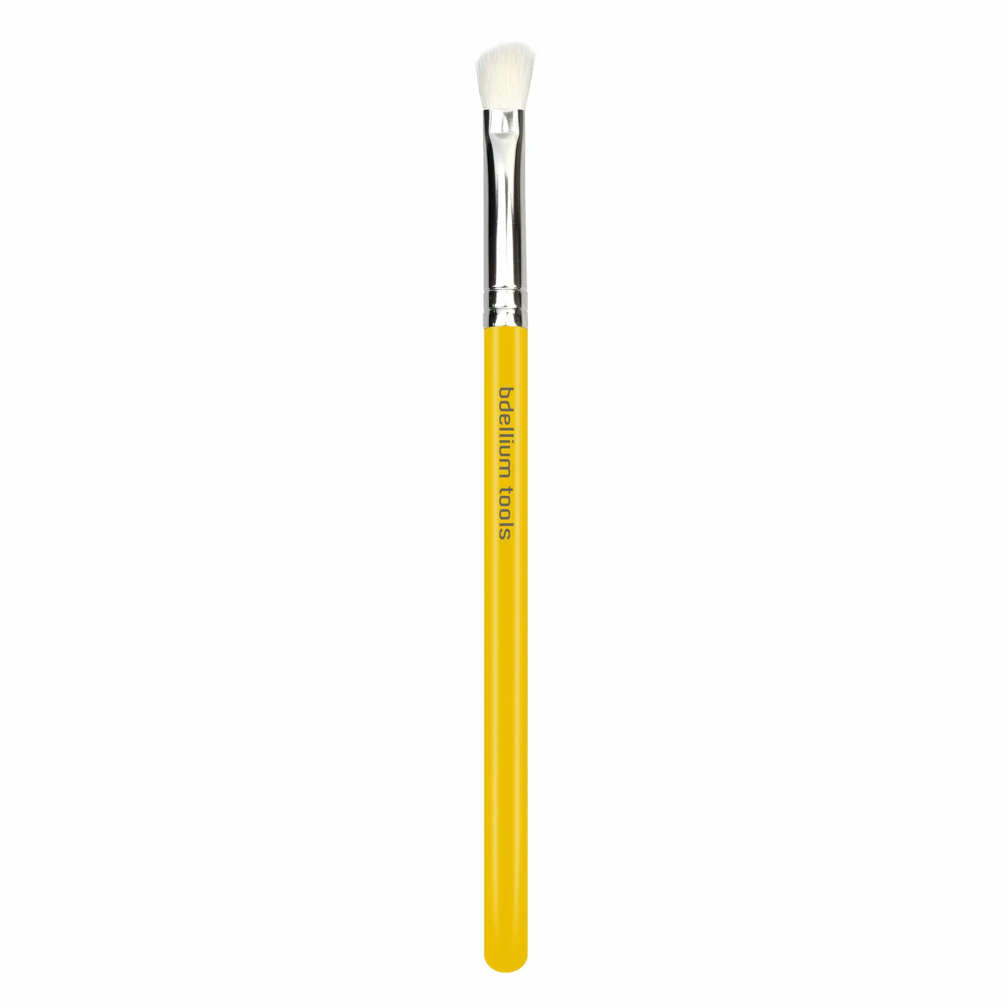 Bdellium Tools Professional Makeup Brush - Studio 765 Small Angled Shader, Soft Natural & Synthetic Fibers, 6.7 Inches Length