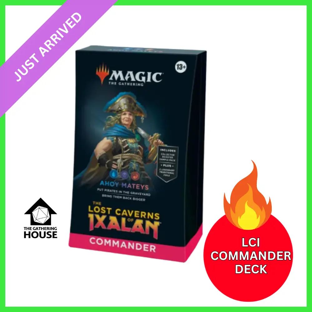 Ahoy Mateys - The Lost Caverns of Ixalan Commander Deck (LCC) MTG - Magic The Gathering - TikTok Shop Ahoy Mateys - The Lost Caverns of Ixalan Commander Deck (LCC) MTG - Magic The Gathering - TikTok Shop