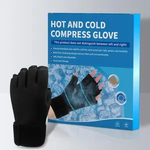 Gel Ice and Hot Compress Braces with Ice Gel Packs, Sports Shock Absorption Wrist and Palm Support, Healthcare Accessory for Sports and Outdoor Activities, Summer Vibes