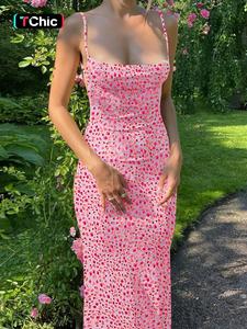 women's ditsy floral print vintage cami milkmaid dress, casual boho spaghetti strap maxi sundress for summer holiday vacation party, women's clothing, back to school outfits, dress in club, dresses for women, moo moo dresses