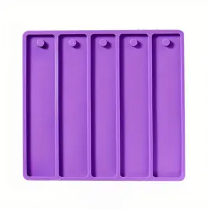 1pc Rectangle Bookmark Silicone Mold Rectangle Bookmark Epoxy Resin Casting Molds for DIY Epoxy Resin Crafts Making Tools for Restaurant Use