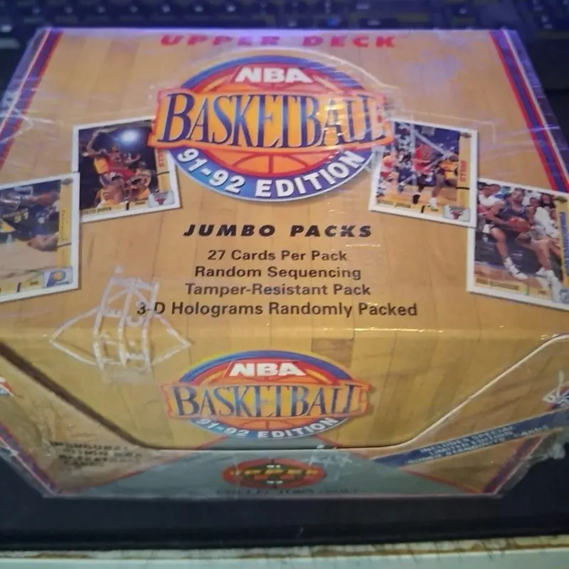 1991-92 Upper Deck Basketball Factory Sealed Jumbo pack