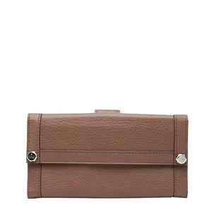 Pre-owned GUCCI Canvas Small Leather Goods GG Long Wallet