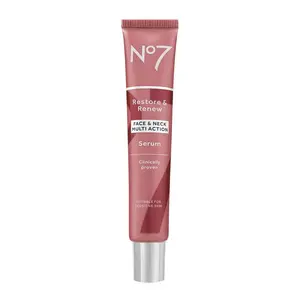 No7 Restore & Renew Multi Action Face & Neck Serum - 1.69 fl oz