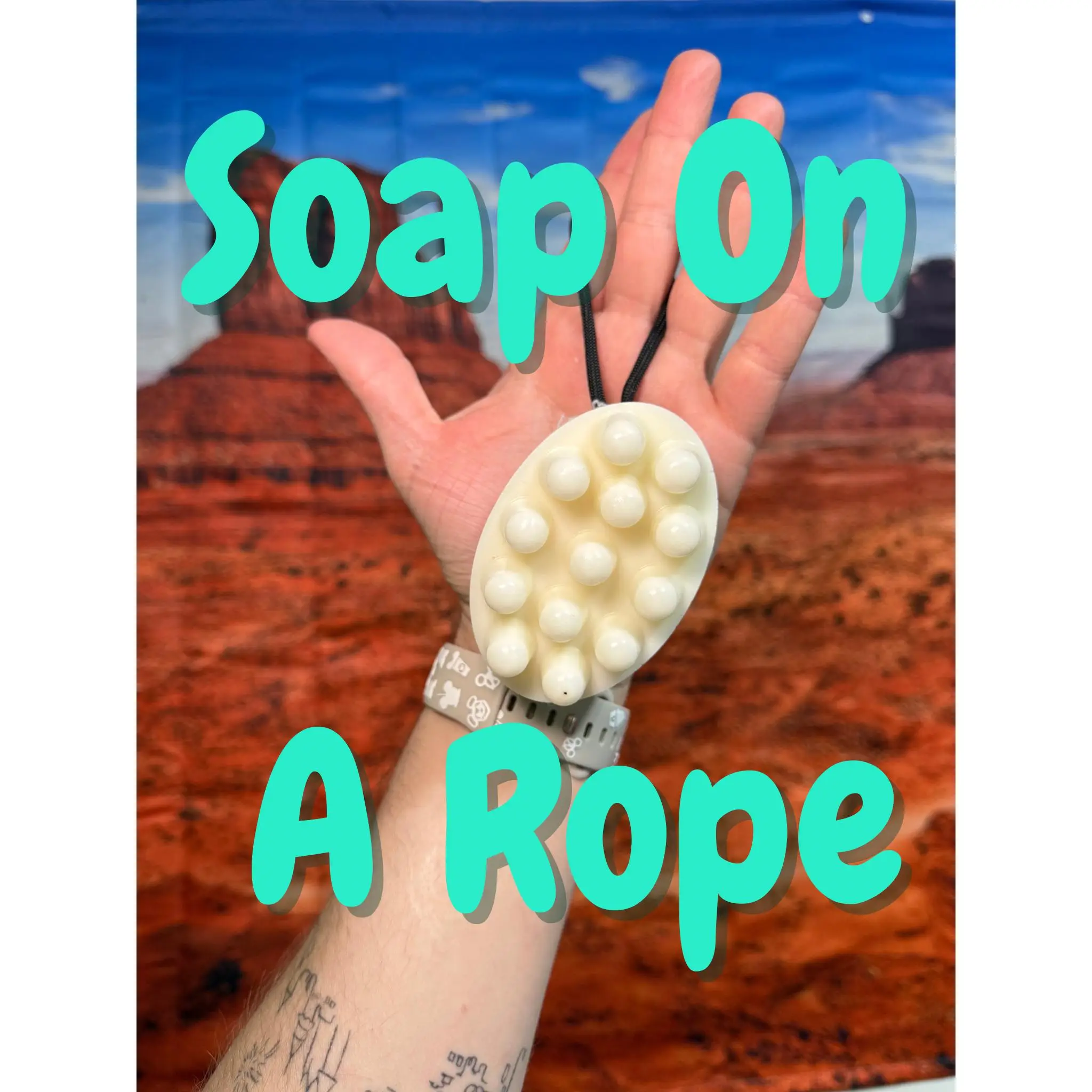 Soap on Rope - Body Soap with Scented Aroma