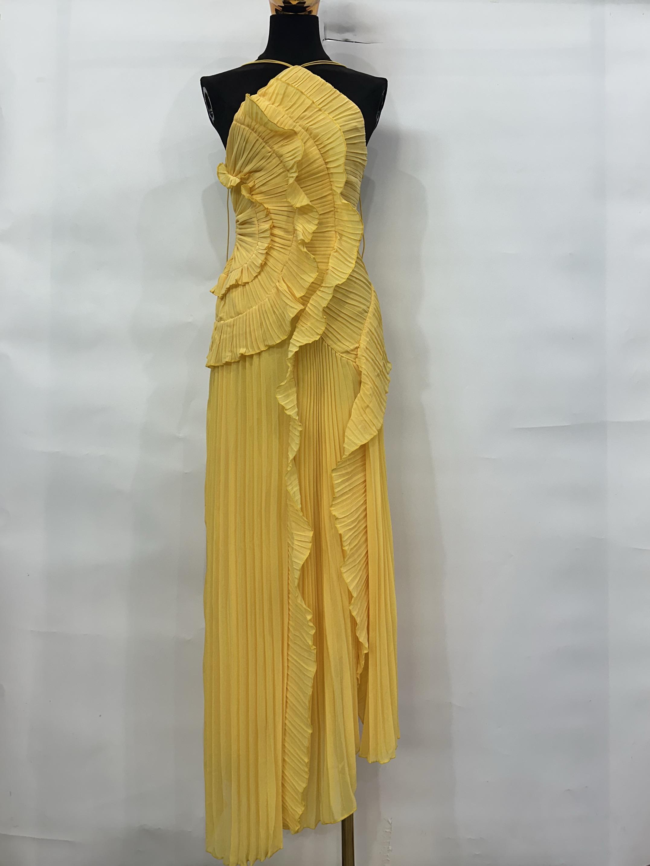 European and American women's clothing 2025 summer new fashion strapless sexy backless slit tassel temperament dress