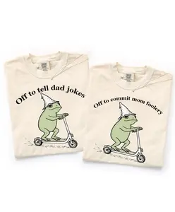 Matching Mama Dad Shirt Couples Frog Pregnancy Announcement Tee New Mom Gift New Dad Shirt