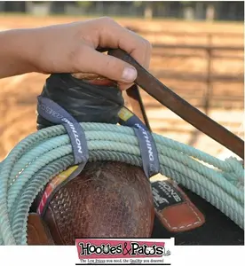 Rattler Classic Equine Rope Strap - Secure Lariat Management for Saddle Horn - 12-Pack