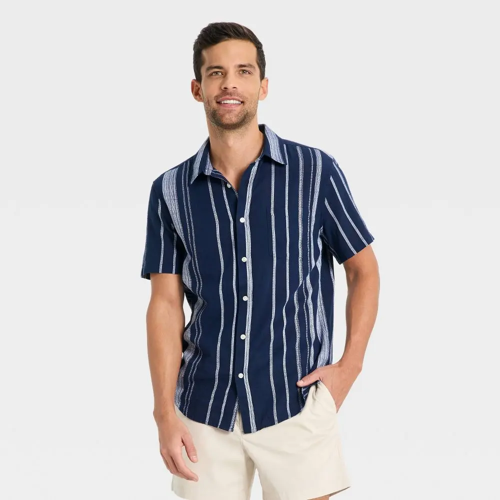 Men's Short Sleeve Camp Shirt - Goodfellow & Co