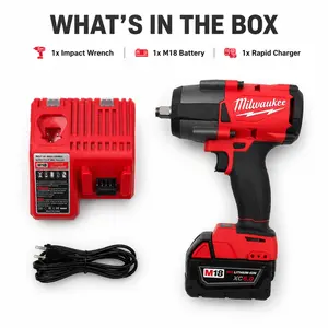 Milwaukee 1/2 1000Nm M18 Brushless Impact Wrench Kit: all-in-one for heavy truck tire jobs, a pro mechanic’s go-to bare tool