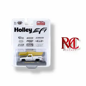 M2 MACHINES 1:64 1978 CHEVROLET SILVERADO HOLLEY CUSTOM – WHITE
