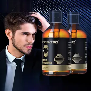 Men's Strong Hold Hair Gel 300ML, Long-Lasting Hold, Moisturizing & Hydrating Formula, Ideal for Retro Hairstyles, Daily Use Hair Styling Product
