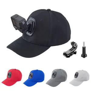 Sports Camera Hat Headband Mount Holder, Wearable Action Camera, First Person View Video Recording Accessory, Outdoor Hiking Mountain Climbing Golf Fishing Sun Visor Cap