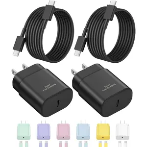 Type C Charger   for  17 16 15,USB C  Chargers Block 25W Super  Chargers for  Galaxy S25/S24 S23 S22 S21/ Air/17/17 Pro Max/ 16/16 Pro Max/15 Pro Max