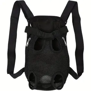 Adjustable Pet Front Cat Dog Carrier Backpack, Portable Pet Carrier Backpack, Travel Bag for Small Medium Dogs Cats Puppies, Animal Carrier