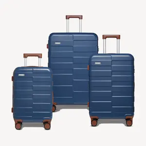 VIPBOX Luggage 3 Pieces Set Navy