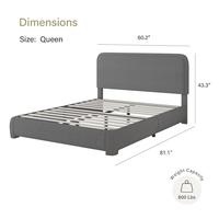 Queen Size Dark Grey