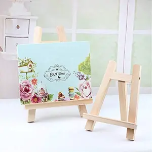 1pc, Small Easel on The Table，Elegant Wooden A-Frame Display Stand for Artwork, Photos, and Signs - Perfect for Small Tabletops