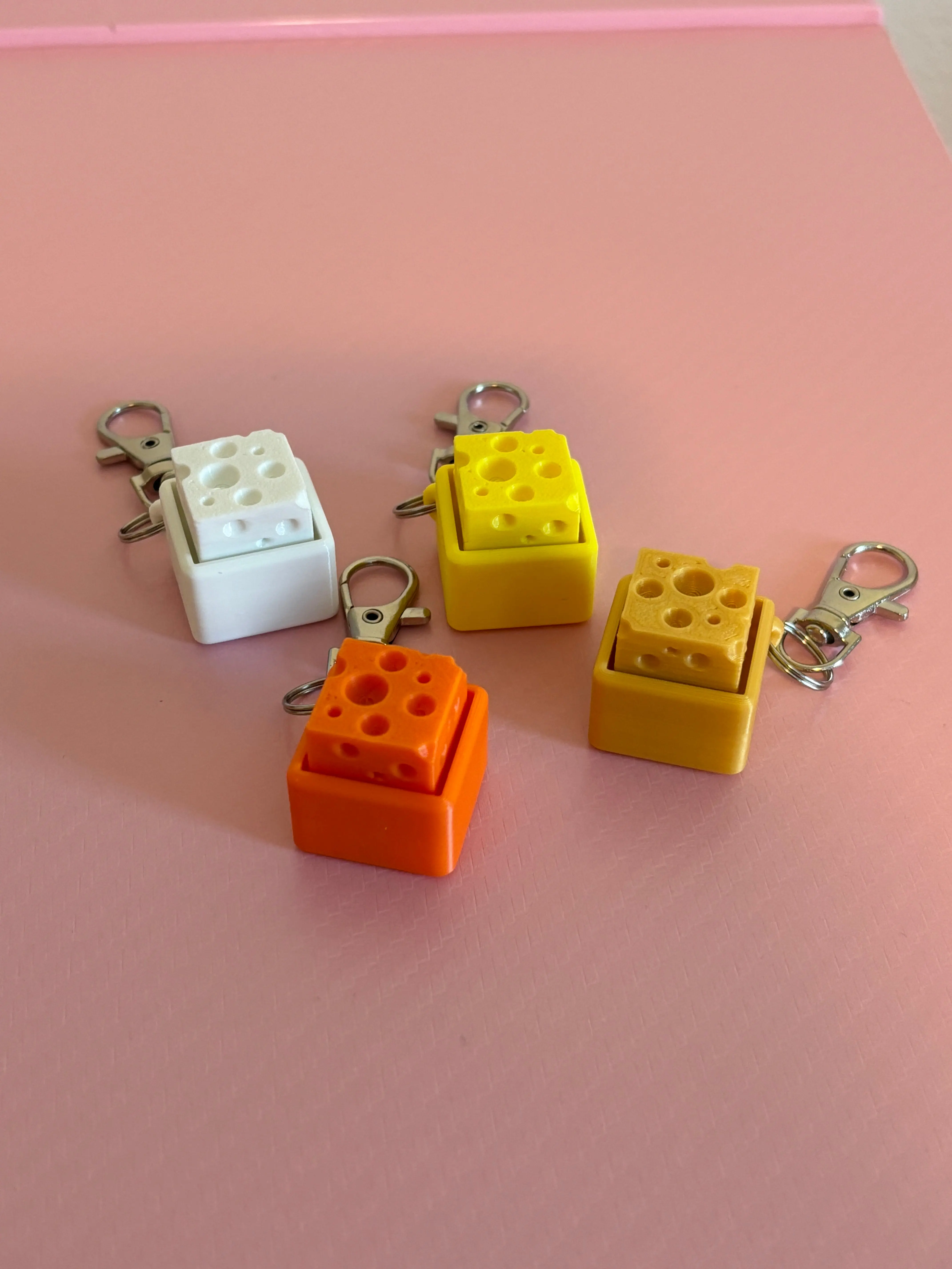 Cheese Clicker Keychain