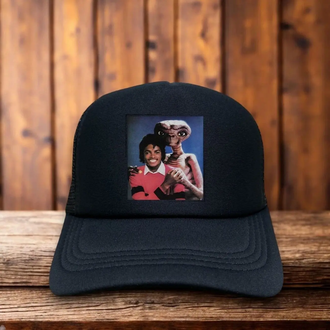 80s Retro Music Icon Trucker Hat Breathable Mesh Snapback Baseball Cap