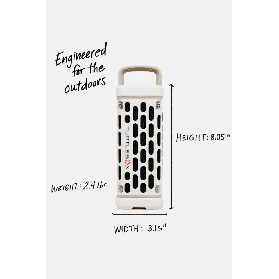 Turtlebox Ranger Waterproof Ivory Speaker Turtlebox Ranger Waterproof Ivory Speaker