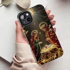 Jesus Christ Christian Phone Case – Christmas Bible Verse Faith Cover for iPhone, Samsung Galaxy & Google Pixel, Catholic Religious Gift Compatible with iPhone 11, 12, 13, 14, 15, 16, 17 & more – check our available sizes.