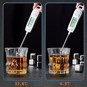 6/8 pcs Stainless Steel Ice Cubes for Drinks, Reusable Stainless Wine Ice Tong for Whiskey, Vodka, Soda, Wine, Beverage Juice Father's Gifts