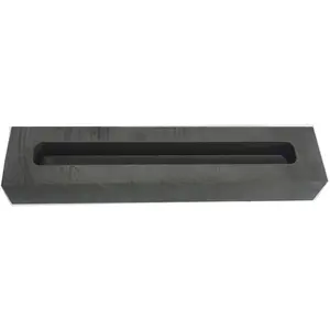 Gold Silver Graphite Ingot Mold Mould Crucible for Melting Casting Refining, Long Strip Graphite Mold (120x25x17MM (Inner 100x10x10MM))